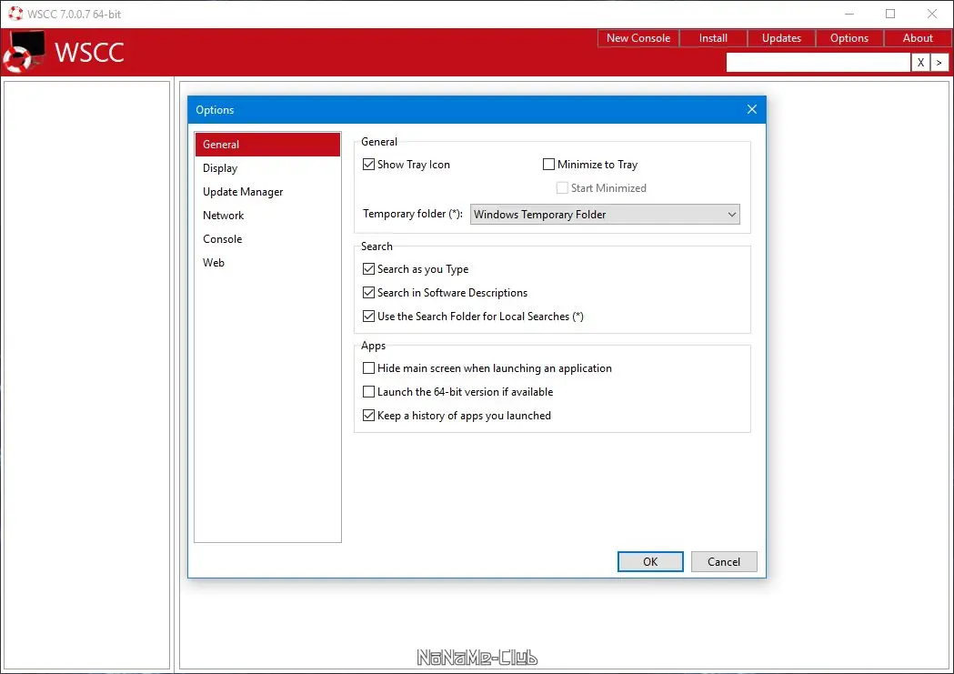 Программный интерфейс WSCC (Windows System Control Center) 7.0.0.7 + Portable [En]