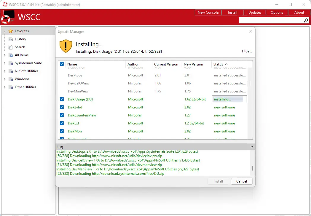 Программный интерфейс WSCC (Windows System Control Center) 7.0.1.0 + Portable [En]