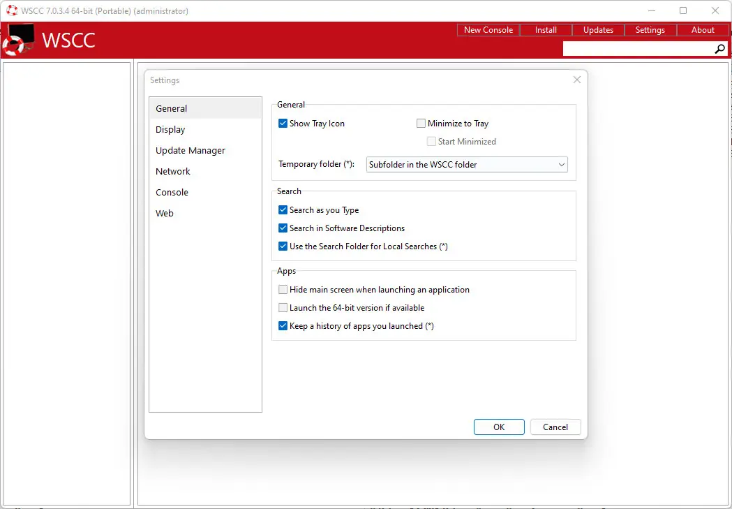 Программный интерфейс WSCC (Windows System Control Center) 7.0.3.4 + Portable [En]