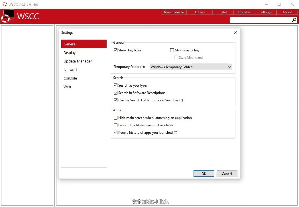 Программный интерфейс WSCC (Windows System Control Center) 7.0.3.5 + Portable [En]