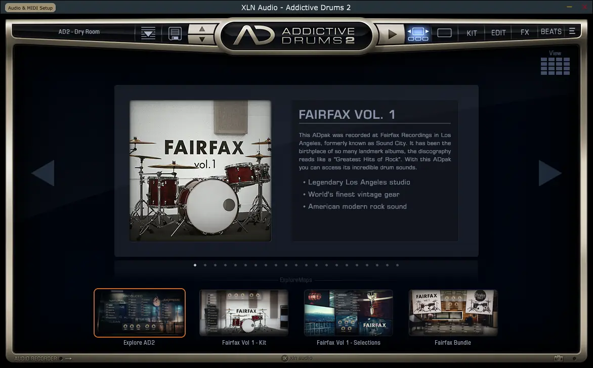 Программный интерфейс XLN Audio - Addictive Drums 2 Complete 2.2.5.6 STANDALONE, VSTi, AAX (x64) [En]