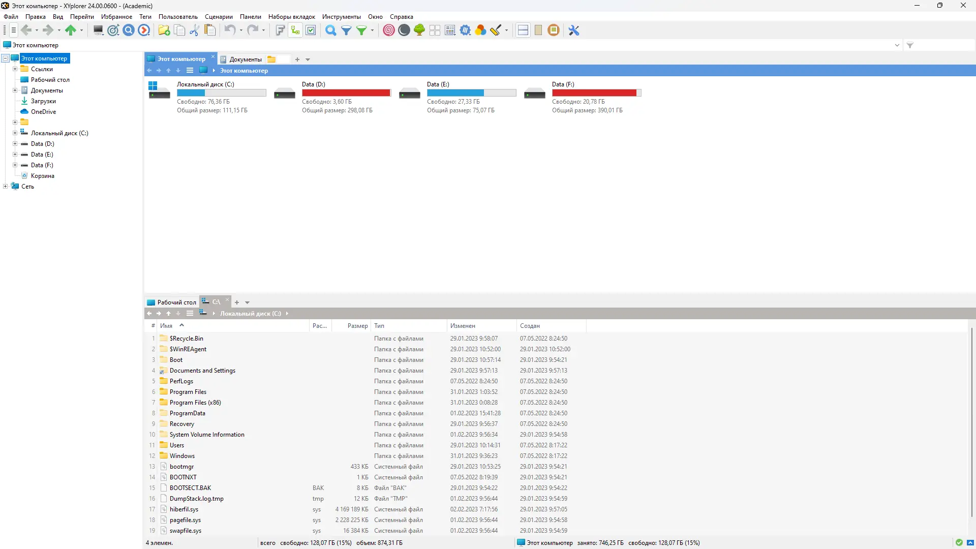 Программный интерфейс XYplorer 24.00.0600 RePack (& Portable) by elchupacabra [Multi Ru]