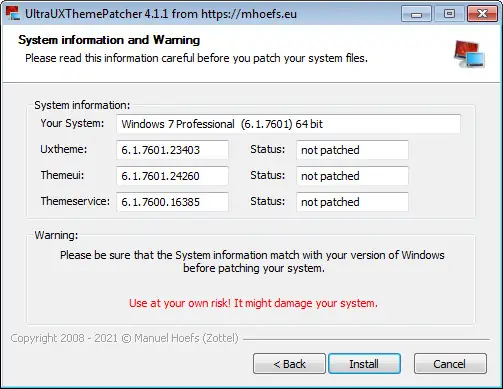 Работа с приложением