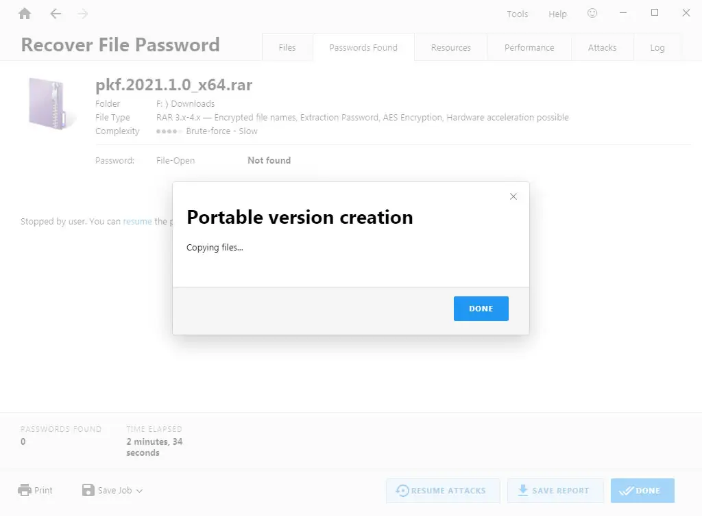 Работа с приложением