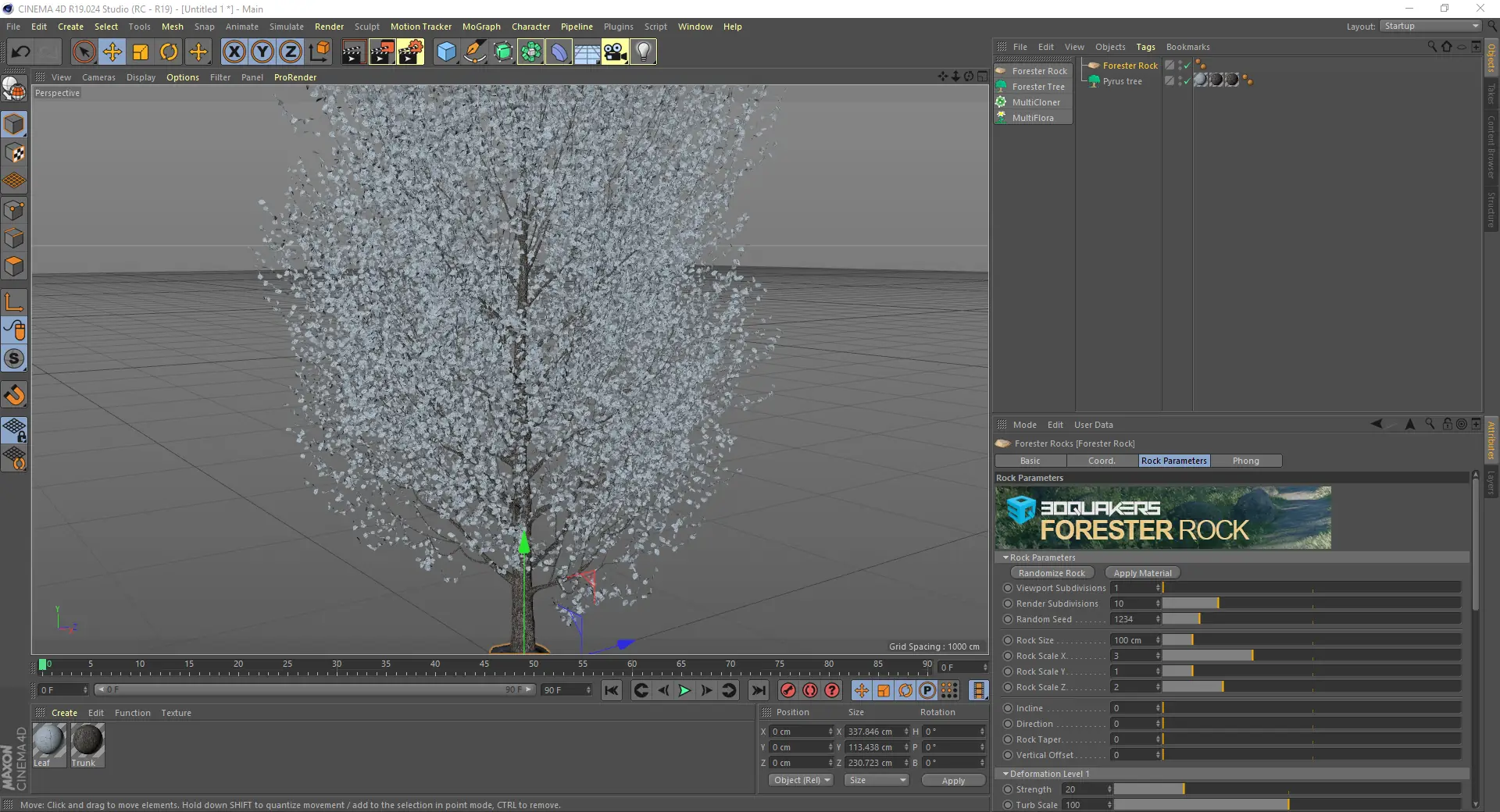 Установка 3DQUAKERS - Forester 1.5.2 (x64) For Cinema4D [En]