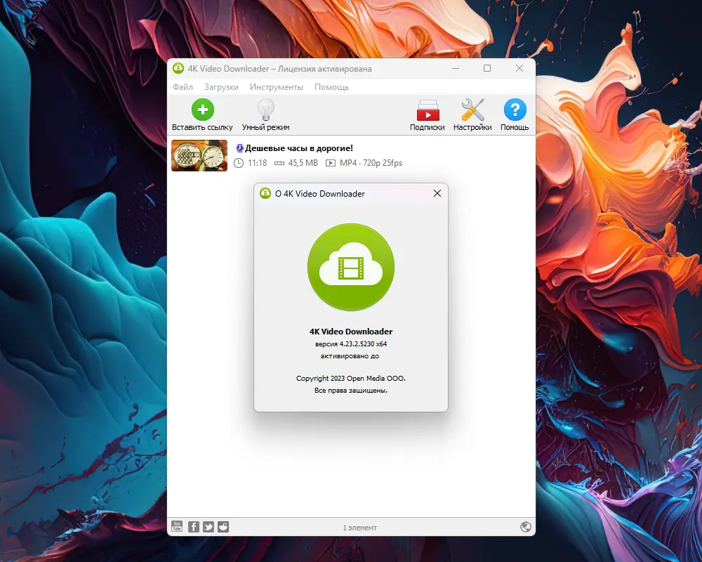 Установка 4K Video Downloader 4.23.2.5230 RePack (& Portable) by TryRooM [Multi Ru]