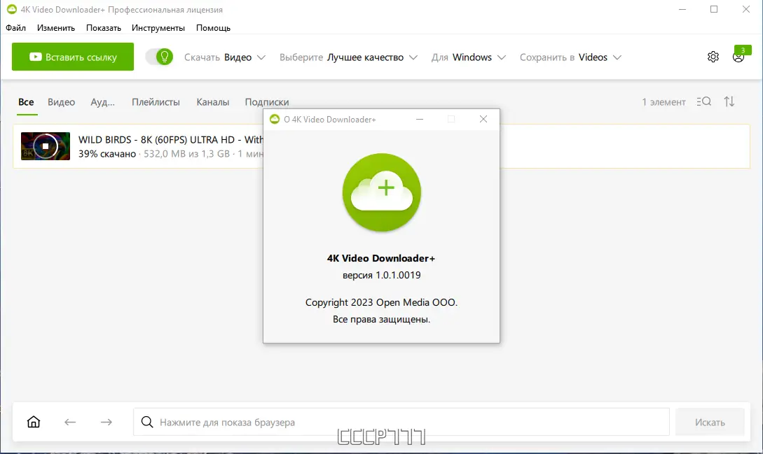 Установка 4K Video Downloader+ 1.0.1.0019 RePack (& Portable) by KpoJIuK [Multi Ru]