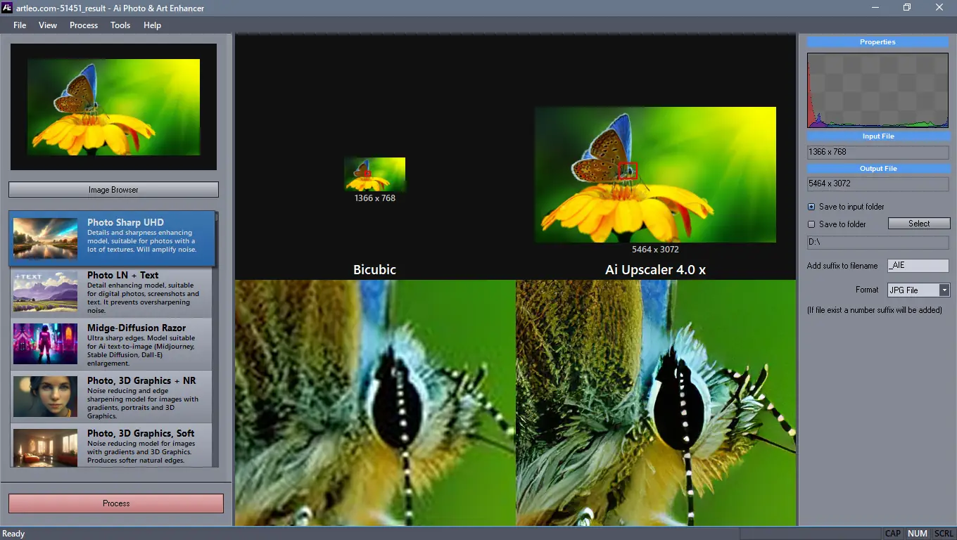 Установка AI Photo & Art Enhancer 1.5.01 (x64) Portable by zeka.k [En]