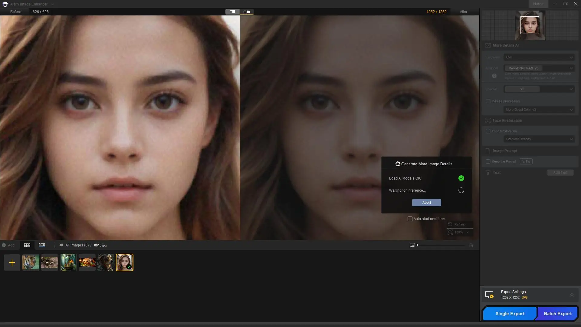 Установка Aiarty Image Enhancer 3.2 Portable by FC Portables [Multi]