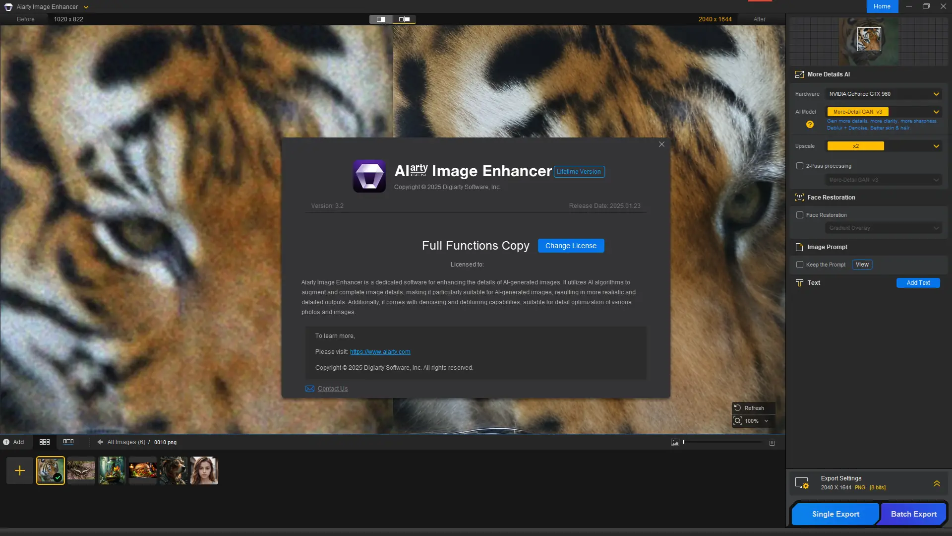 Установка Aiarty Image Enhancer 3.2 RePack (& Portable) by elchupacabra [Multi]