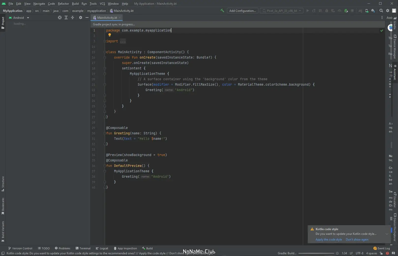 Установка Android Studio Dolphin 2021.3.1.17 Patch 1 Build #AI-213.7172.25.2113.9123335 + Portable [En]