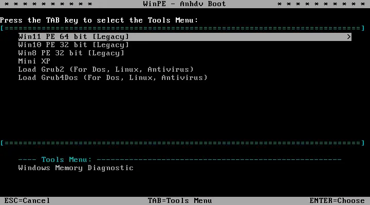 Установка Anhdv Boot 2023 Premium v23.3 x86-x64 (03.02.2023) [En]