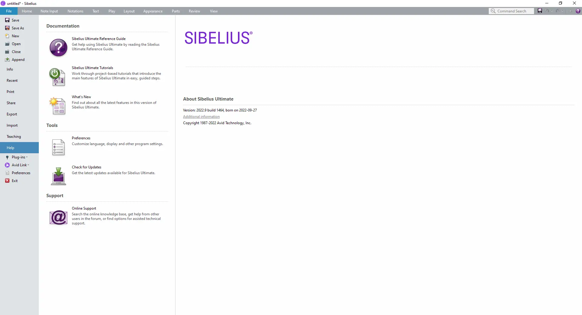 Установка Avid Sibelius Ultimate 2022.9 Build 1464 RePack by OctaneS [En]