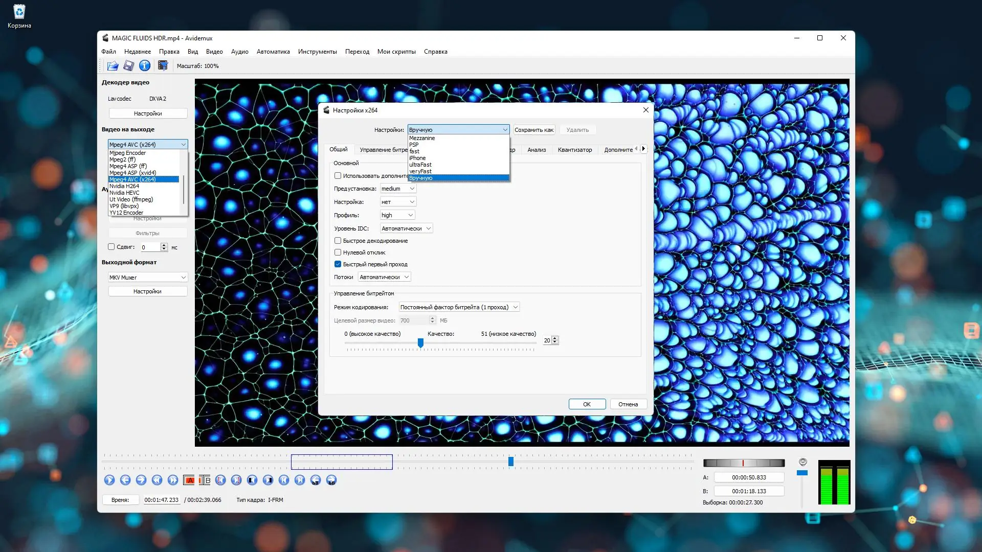 Установка Avidemux 2.8.1 Nightly(r220507) + Portable (x64) [Multi Ru]