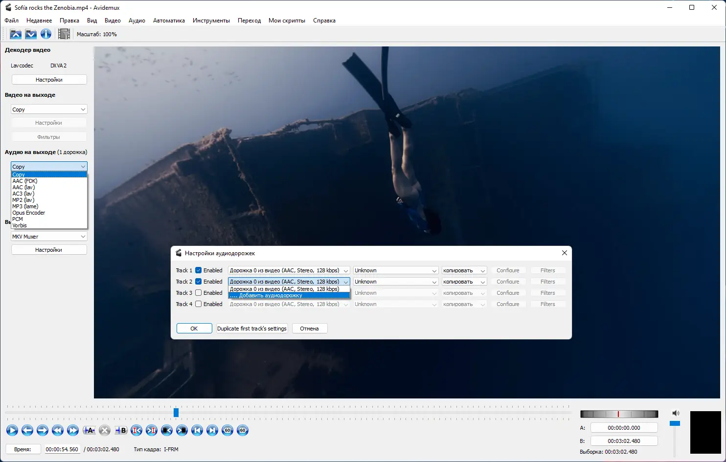Установка Avidemux 2.8.1 Nightly(r220617) + Portable (x64) [Multi Ru]