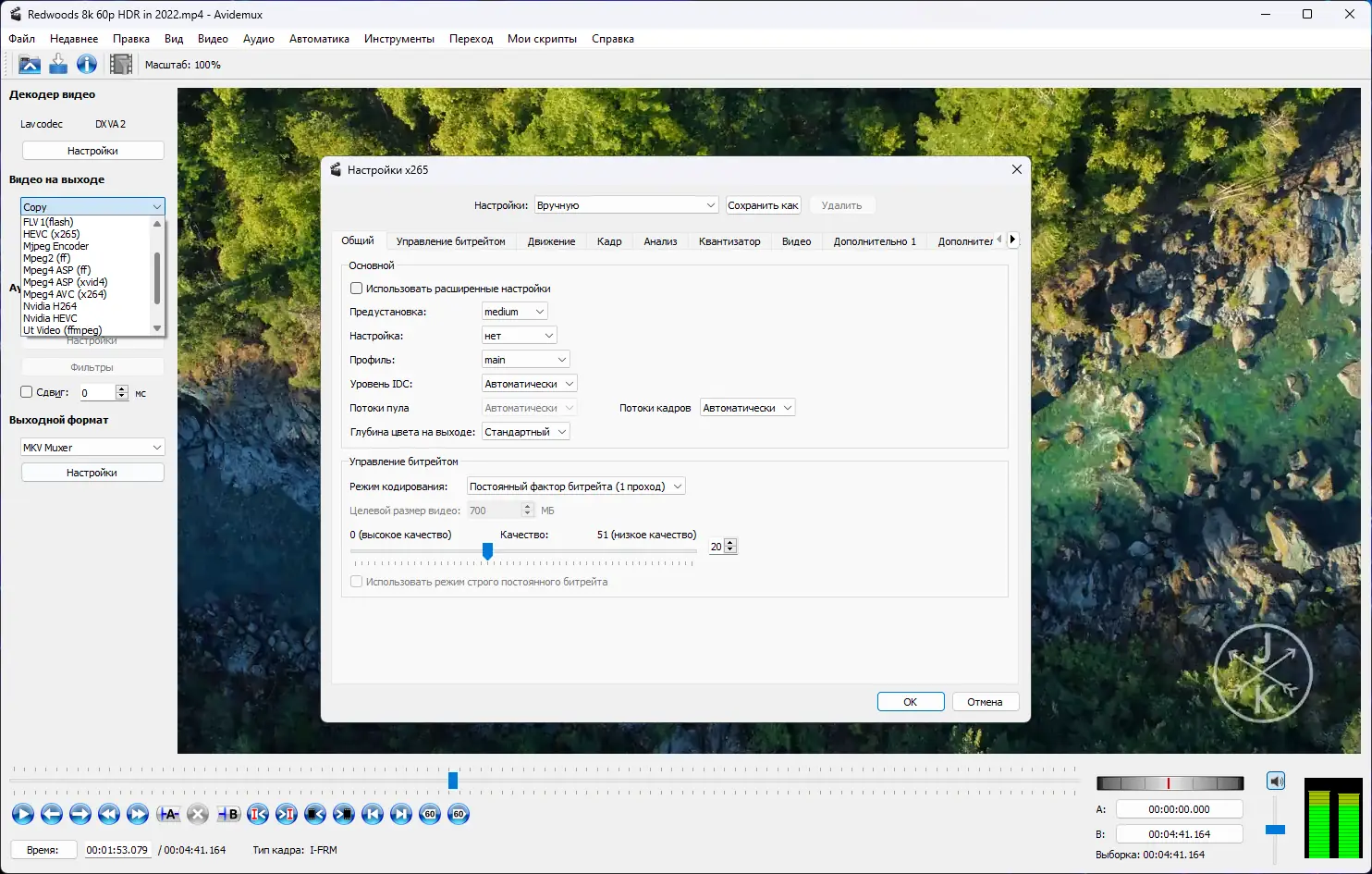 Установка Avidemux 2.8.2 Nightly(r230111) + Portable (x64) [Multi Ru]