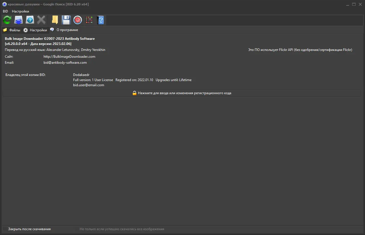 Установка Bulk Image Downloader 6.20.0.0 RePack (& Portable) by Dodakaedr [Multi Ru]