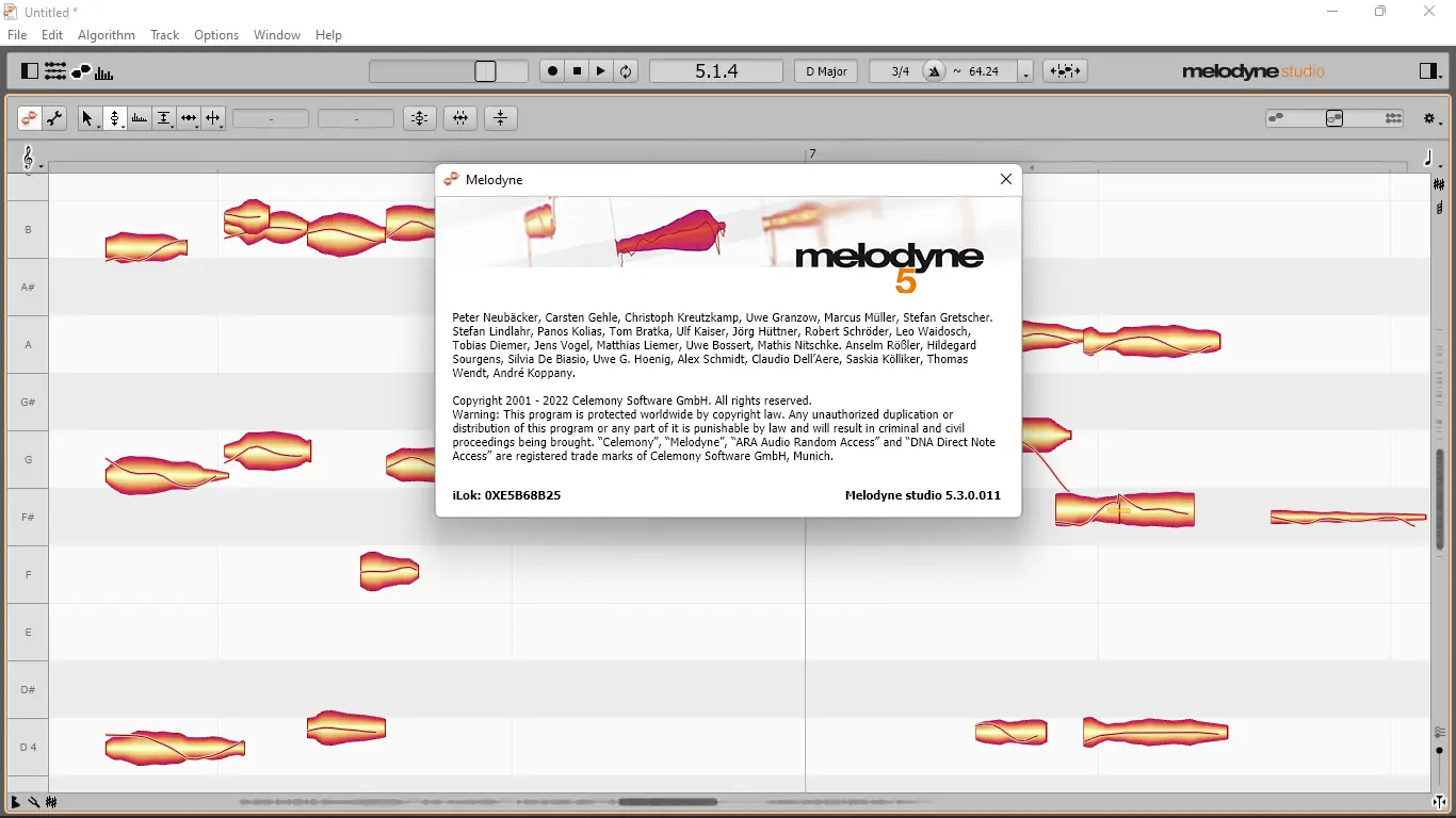 Установка Celemony - Melodyne Studio 5.3.0.011 STANDALONE, VST 3, AAX (x64) Repack by R2R [En]