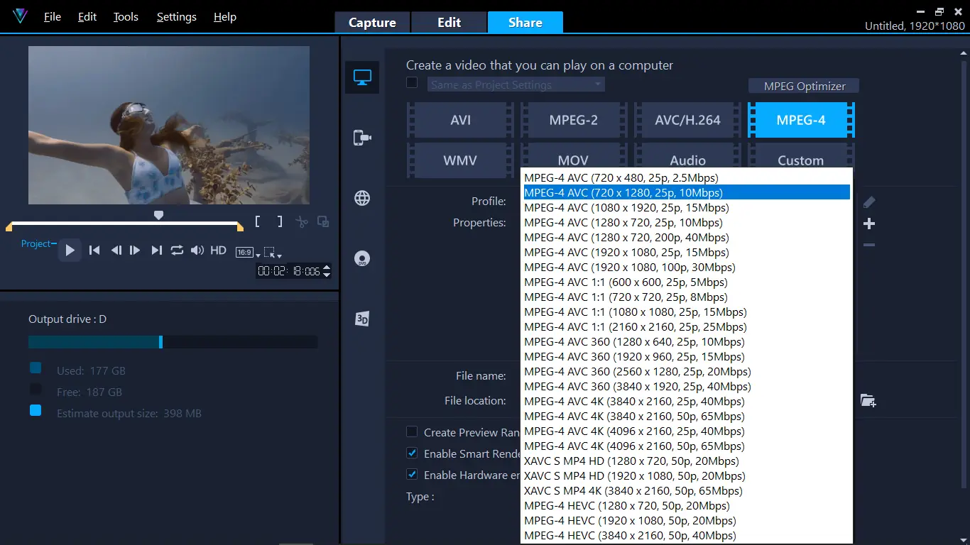 Установка Corel VideoStudio Ultimate 25.3.0.584 [Multi]