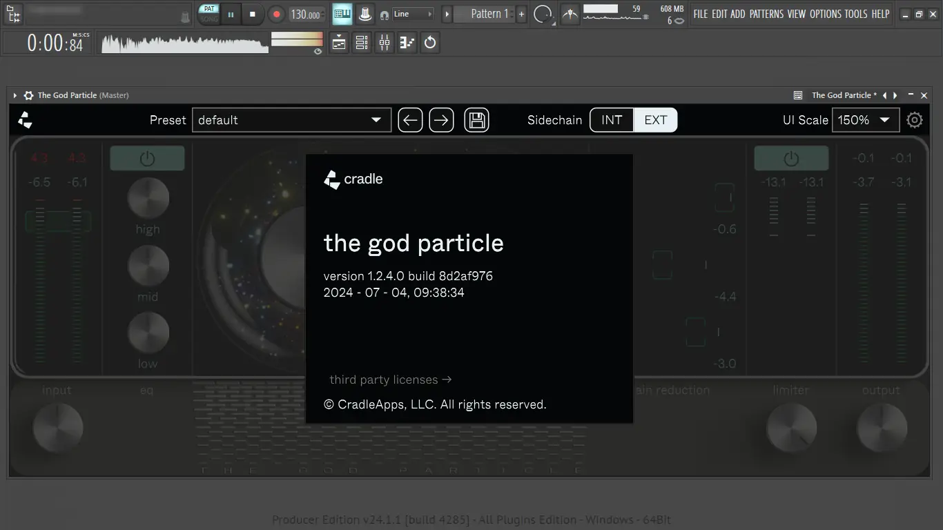 Установка Cradle - The God Particle 1.2.4 VST 3, AAX (x64) RePack by SEnki [En]