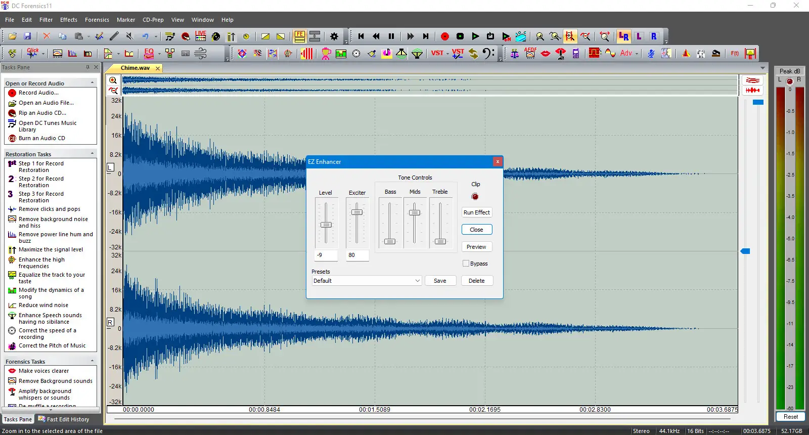 Установка Diamond Cut Forensics Audio Laboratory 11.0 [En]