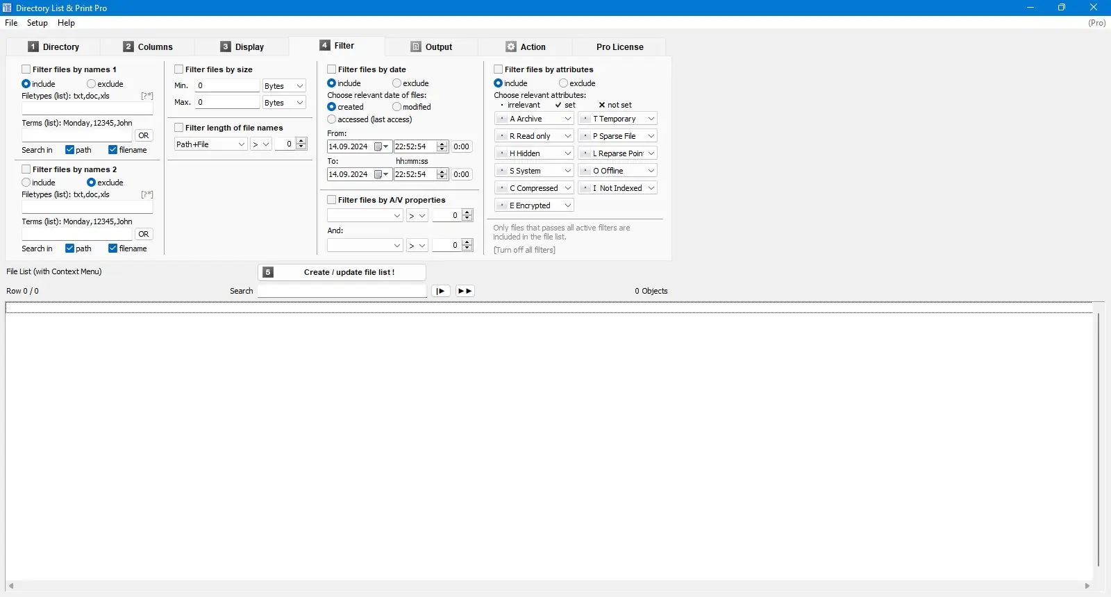 Установка Directory List & Print Pro 4.32 + Standalone [En]