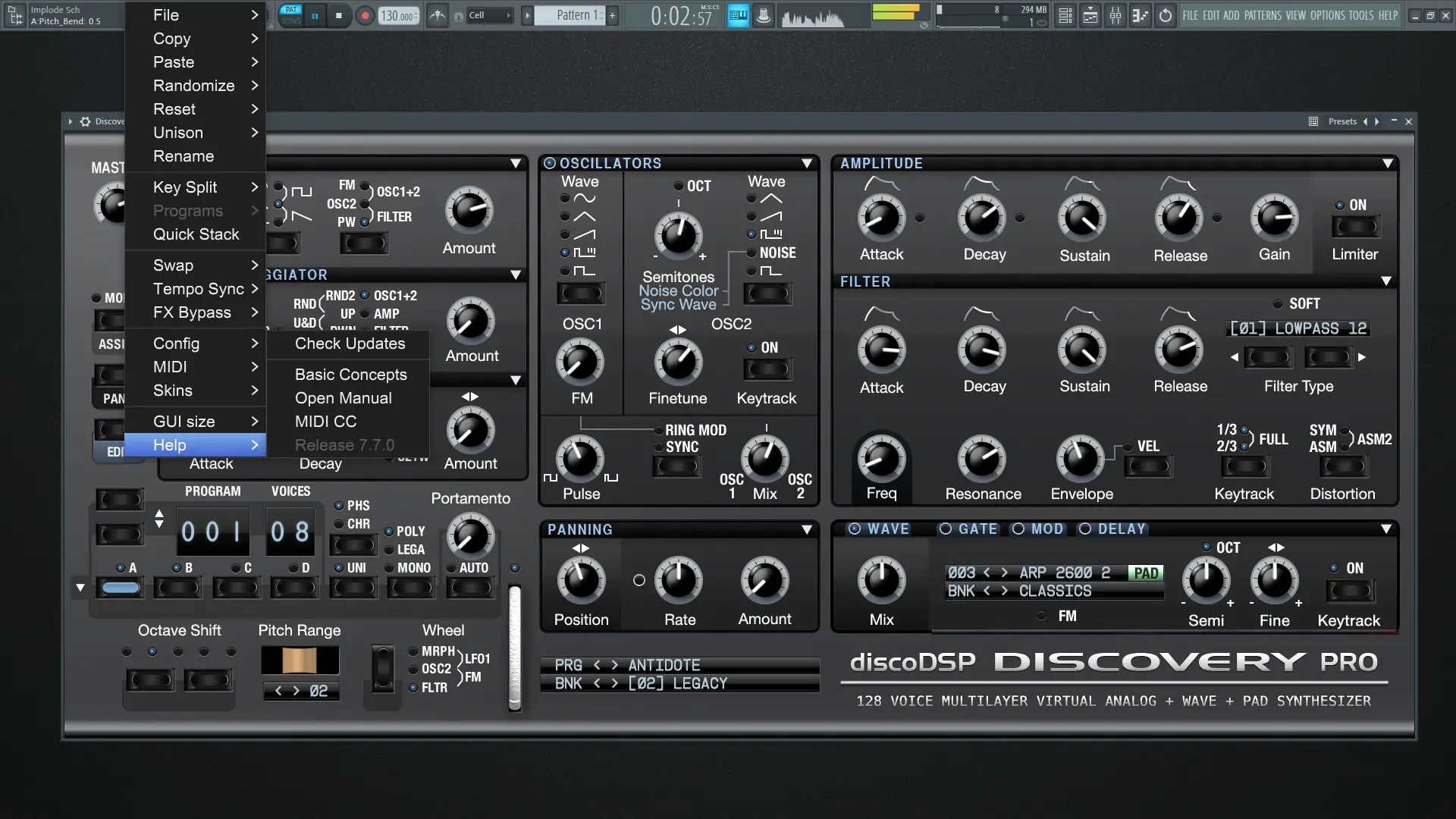 Установка discoDSP - Discovery Pro 7.7 STANDALONE, VSTi, VSTi 3, AAX Repack by TCD [En]