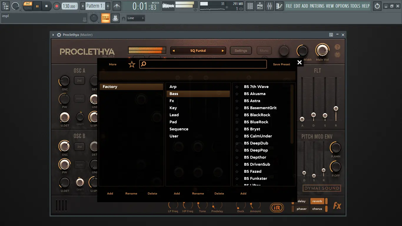 Установка Dymai Sound - Proclethya 1.0.9 VSTi, VSTi3 (x64) [En]