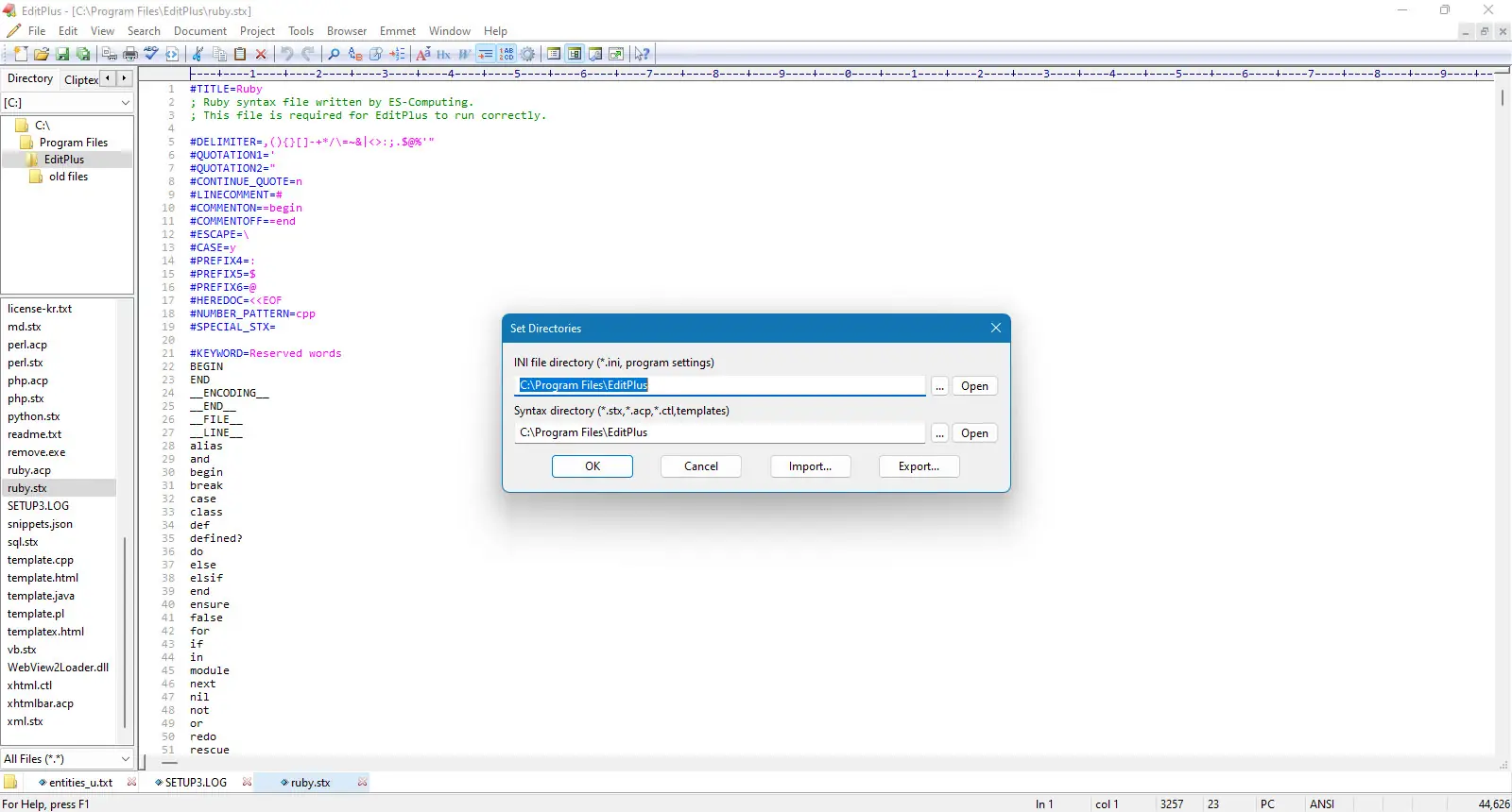 Установка EditPlus 5.6.0 build 4250 + EditPlus 5.6.0 patch 4328 [En]