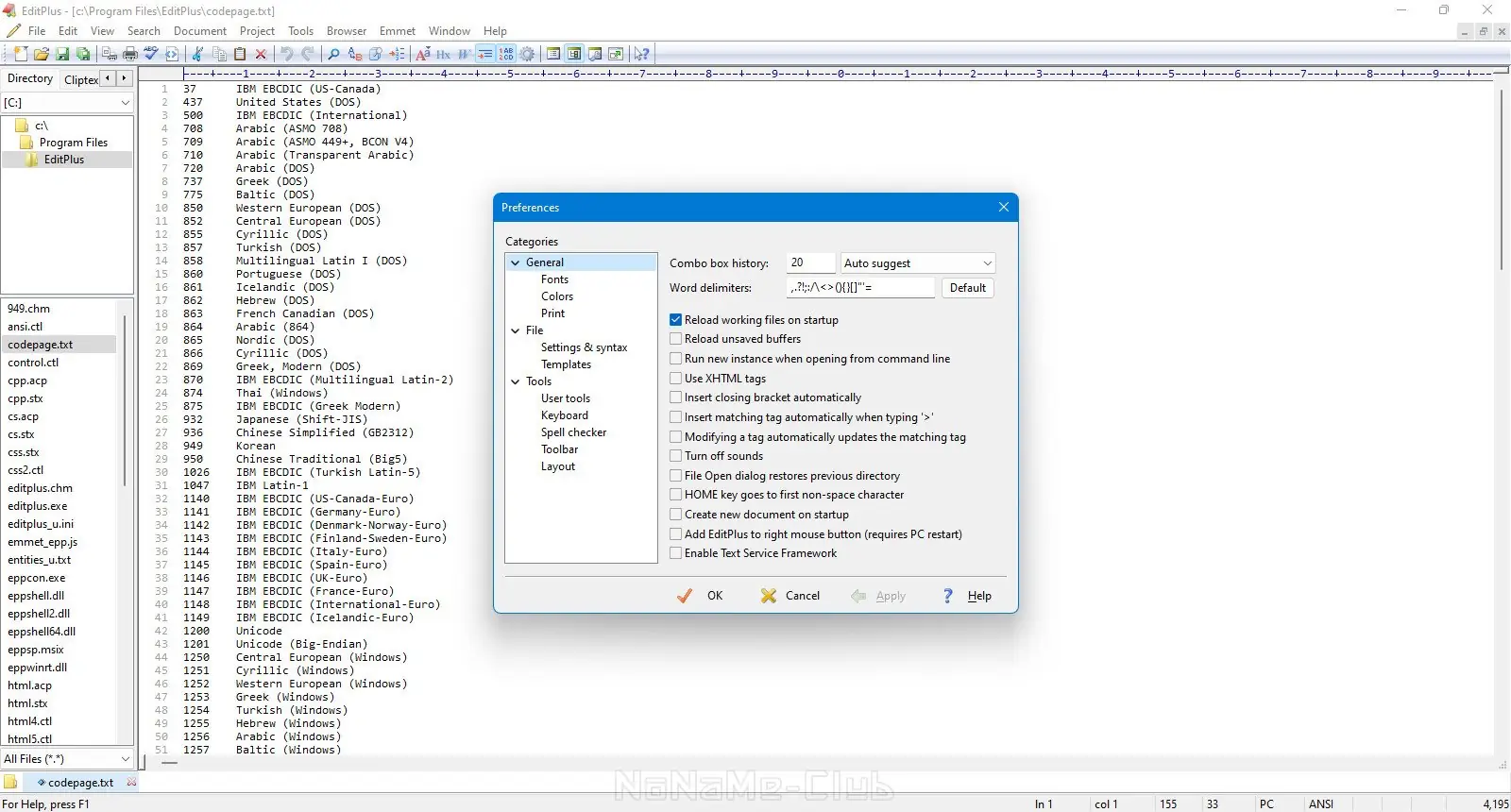 Установка EditPlus 5.7.0 build 4352 + EditPlus 5.7.0 patch 4514 [En]