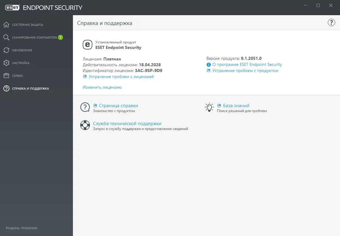 Установка ESET Endpoint Antivirus ESET Endpoint Security 9.1.2051.0 RePack by KpoJIuK [Multi Ru]