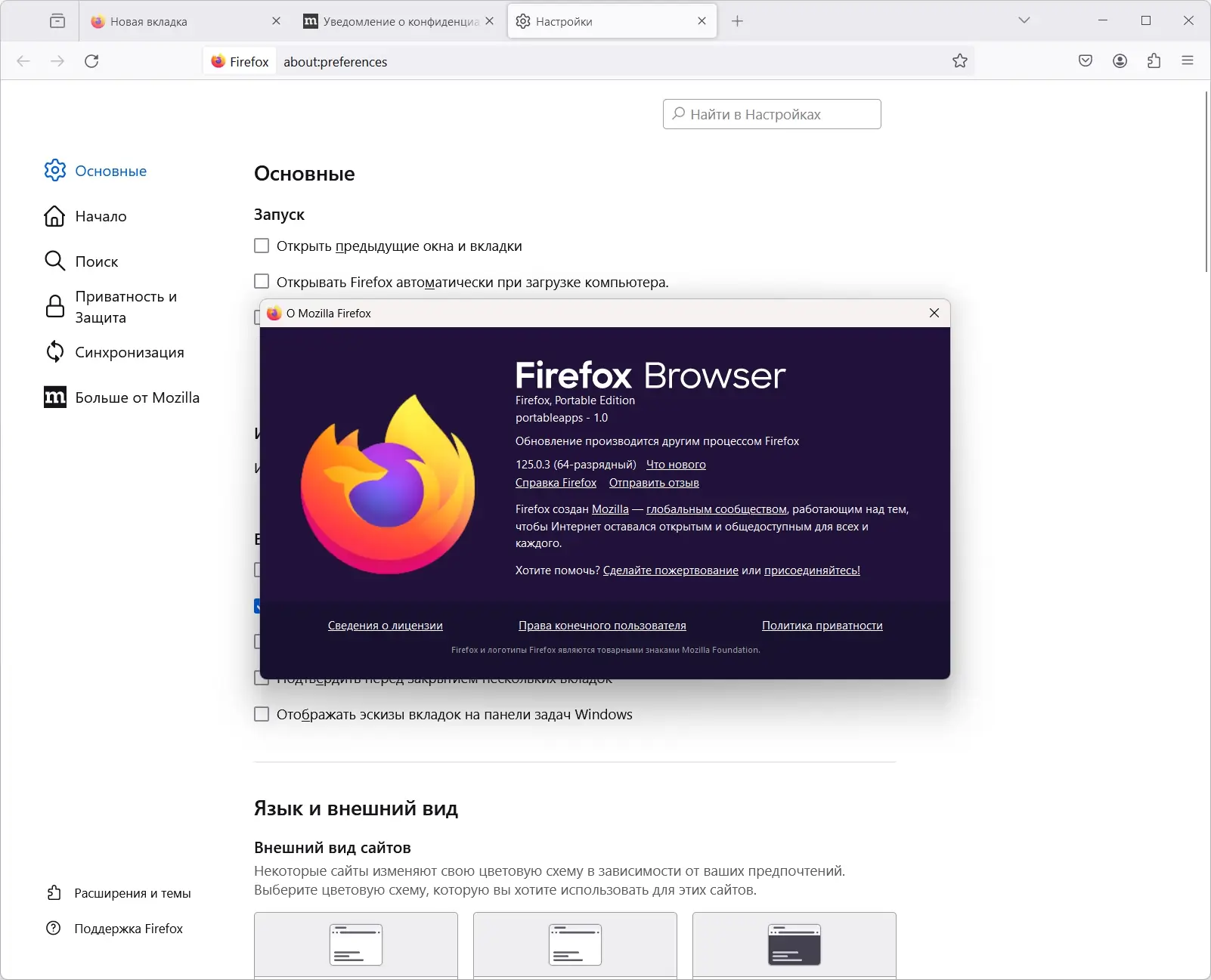 Установка Firefox Browser 125.0.3 Portable by PortableApps [Ru]