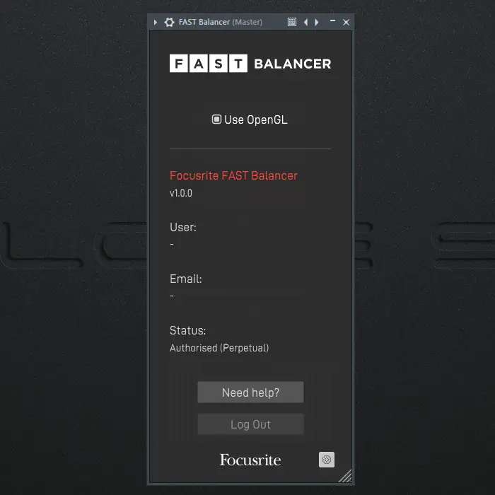 Установка Focusrite - Fast Balancer 1.0.0 VST, VST3, AAX (x64) [En]