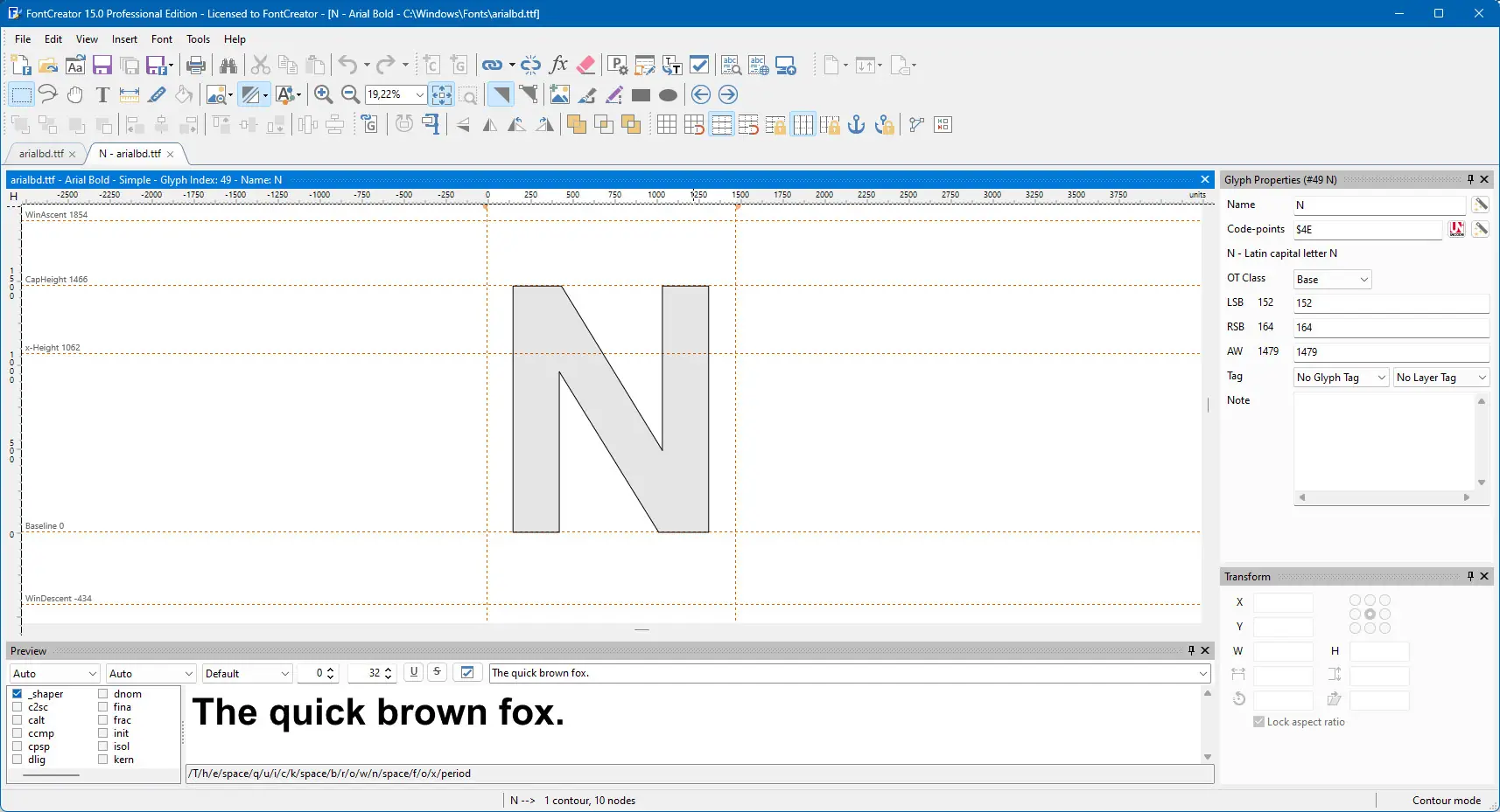 Установка High-Logic FontCreator Professional 15.0.0.2974 Portable by 7997 [En]