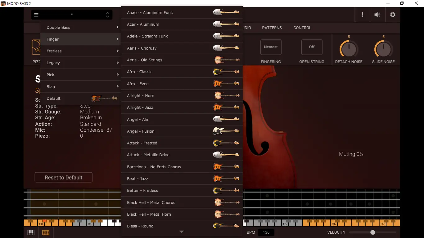 Установка IK Multimedia - MODO BASS 2 2.0.4 STANDALONE, VSTi, VSTi 3, AAX (x64) [En]