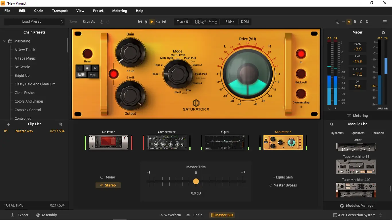 Установка IK Multimedia - T-RackS 6 MAX 6.0.2 STANDALONE, VST 3, AAX (x64) [En]