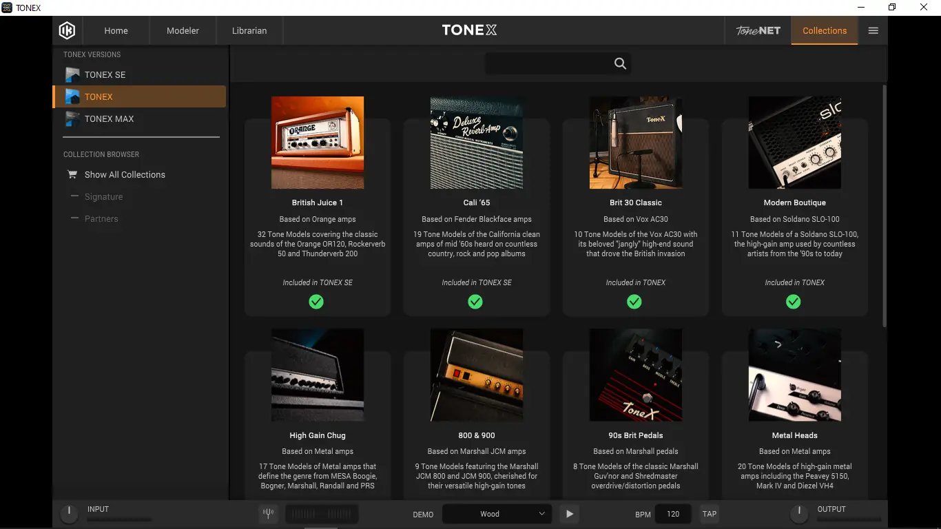 Установка IK Multimedia - TONEX MAX 1.8.0 STANDALONE, VST, VST 3, AAX (x64) [En]