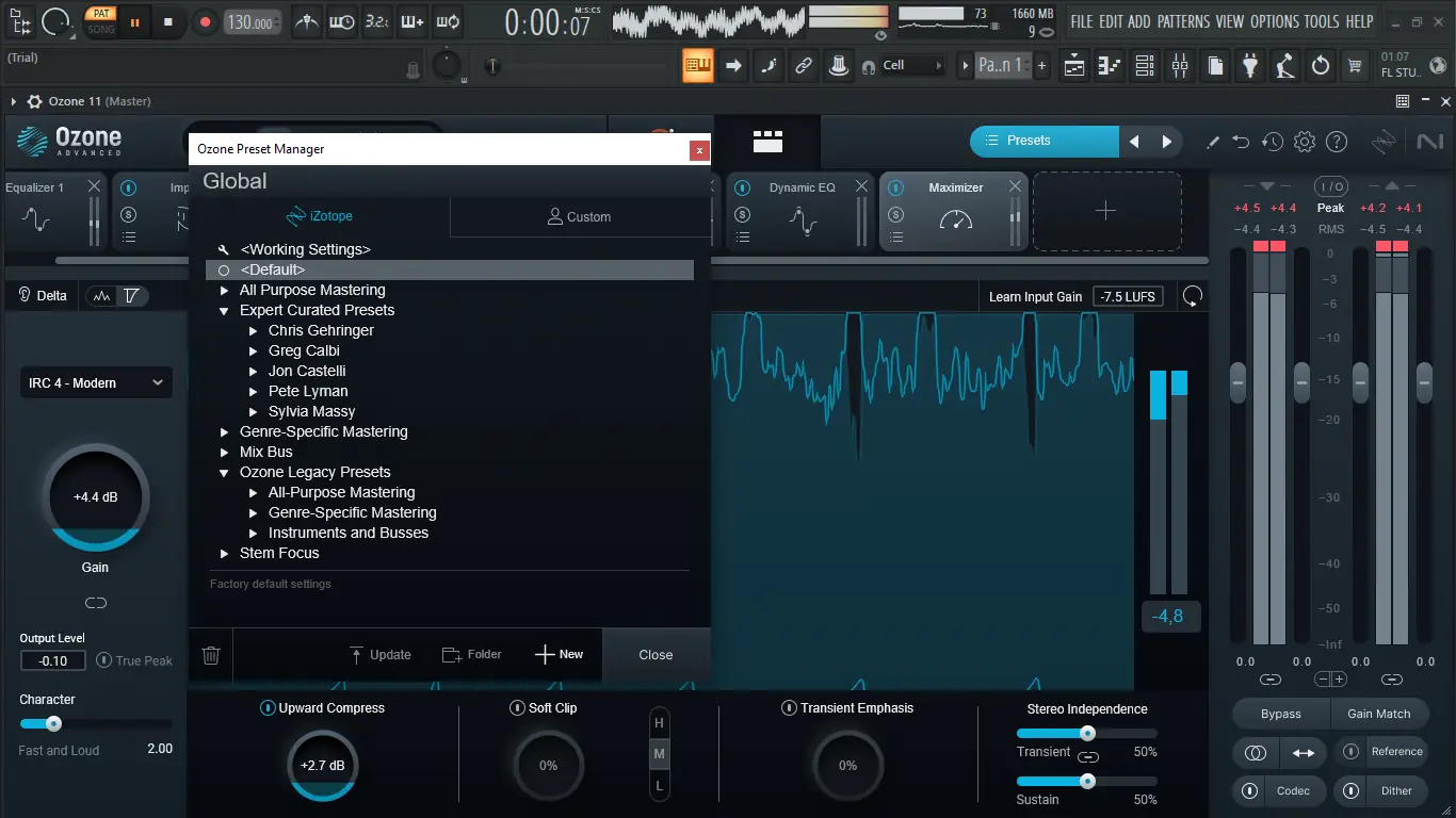 Установка iZotope - Ozone 11 Advanced 11.2.0 VST 3, AAX, NKS (x64) RePack by R2R [En]