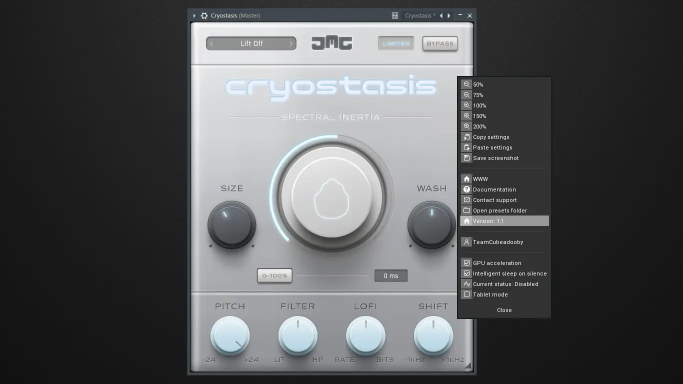 Установка JMG Sound - Cryostasis 1.1 VST, VST 3, AAX (x86 x64) RePack by TeamCubeadooby [En]