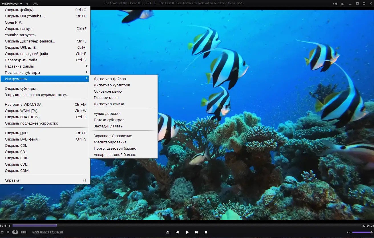 Установка KMPlayer 4.2.2.77 Plus (x86) Portable by 7997 [Multi Ru]
