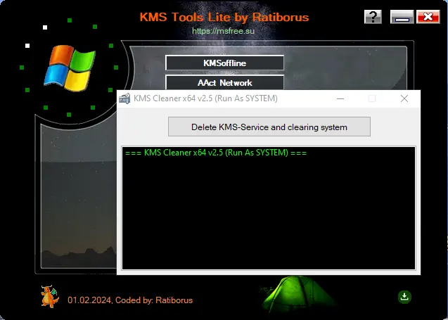 Установка KMS Tools Portable Lite by Ratiborus 01.02.2024 [Multi Ru]