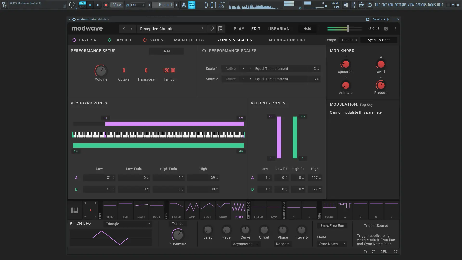 Установка KORG - Modwave Native 1.2.7 Standalone, VSTi 3, AAX (x64) [En]