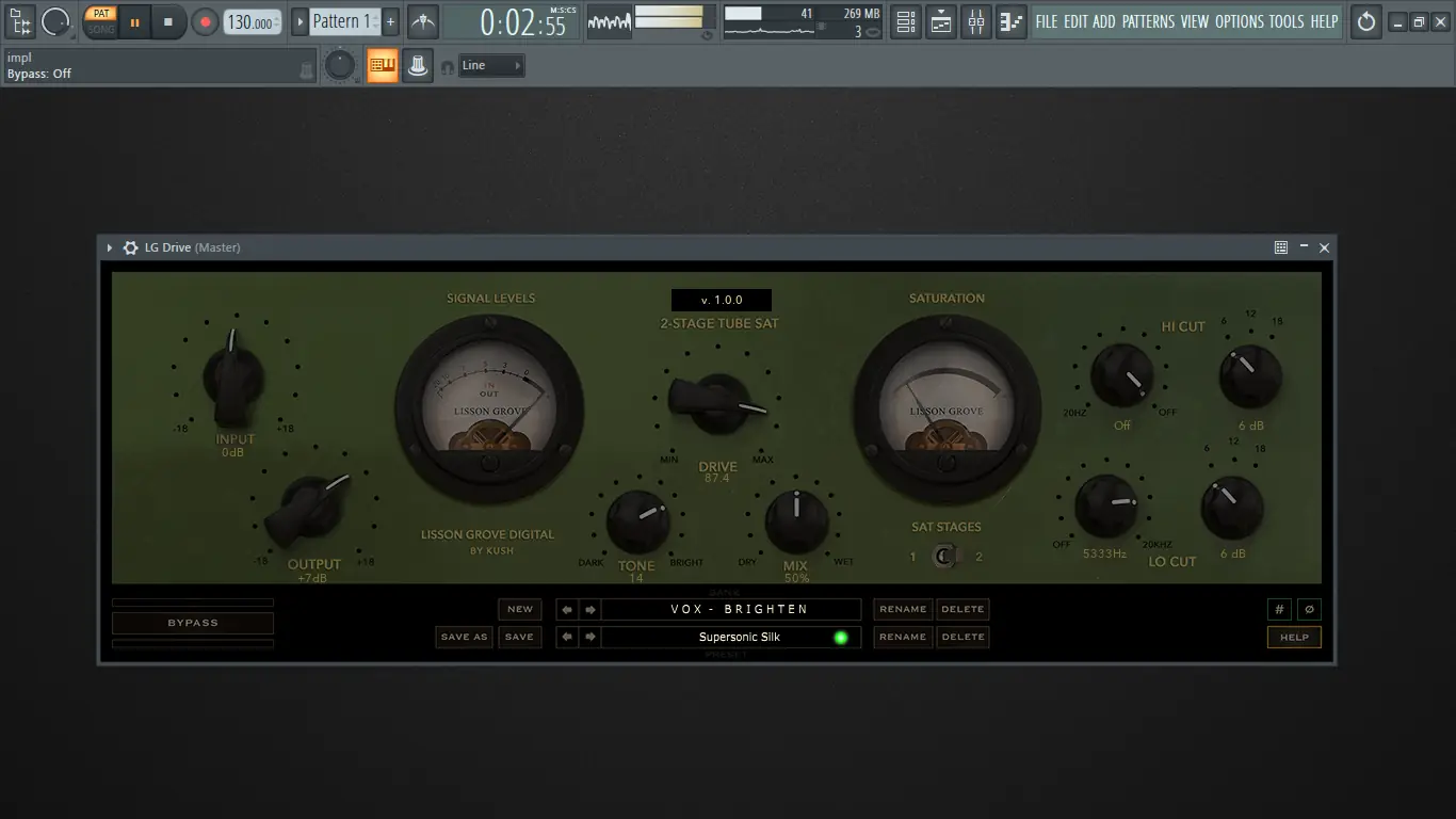 Установка Kush Audio - LG Drive 1.0.0 VST, VST3, AAX (x64) RePack by R2R [En]