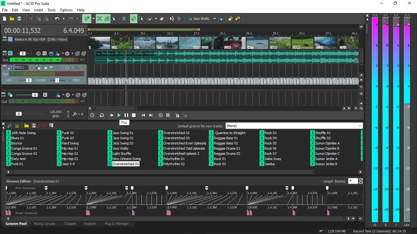 Установка MAGIX - ACID Pro 11.0.1.17 Suite (x64) [Multi]