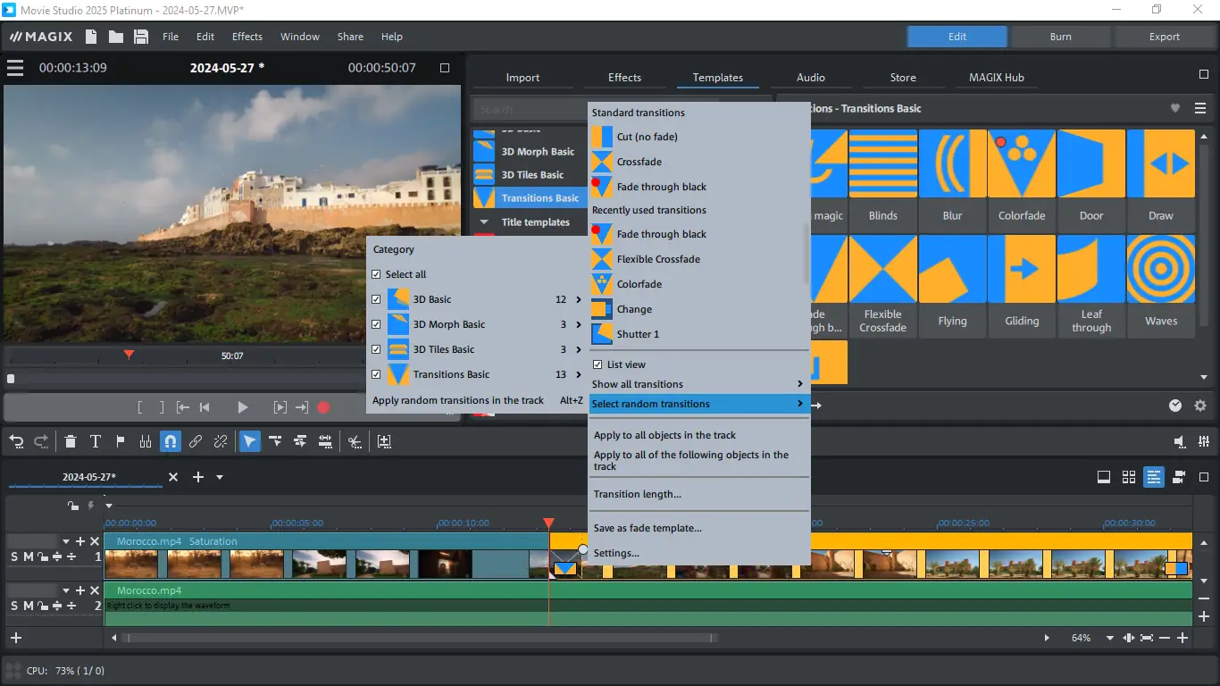 Установка MAGIX Movie Studio 2025 24.0.1.199 Suite (x64) [Multi]