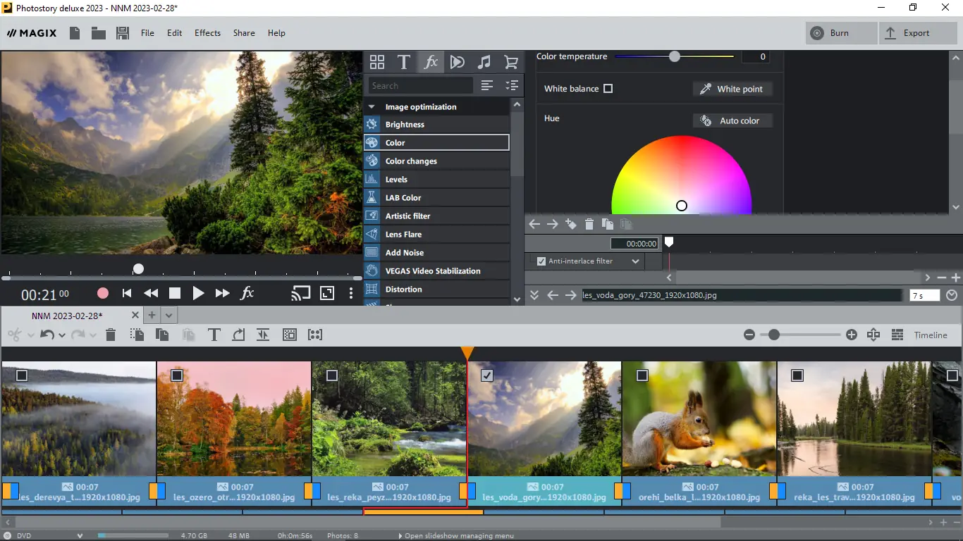 Установка MAGIX Photostory Deluxe 2023 22.0.3.149 (x64) [Multi]