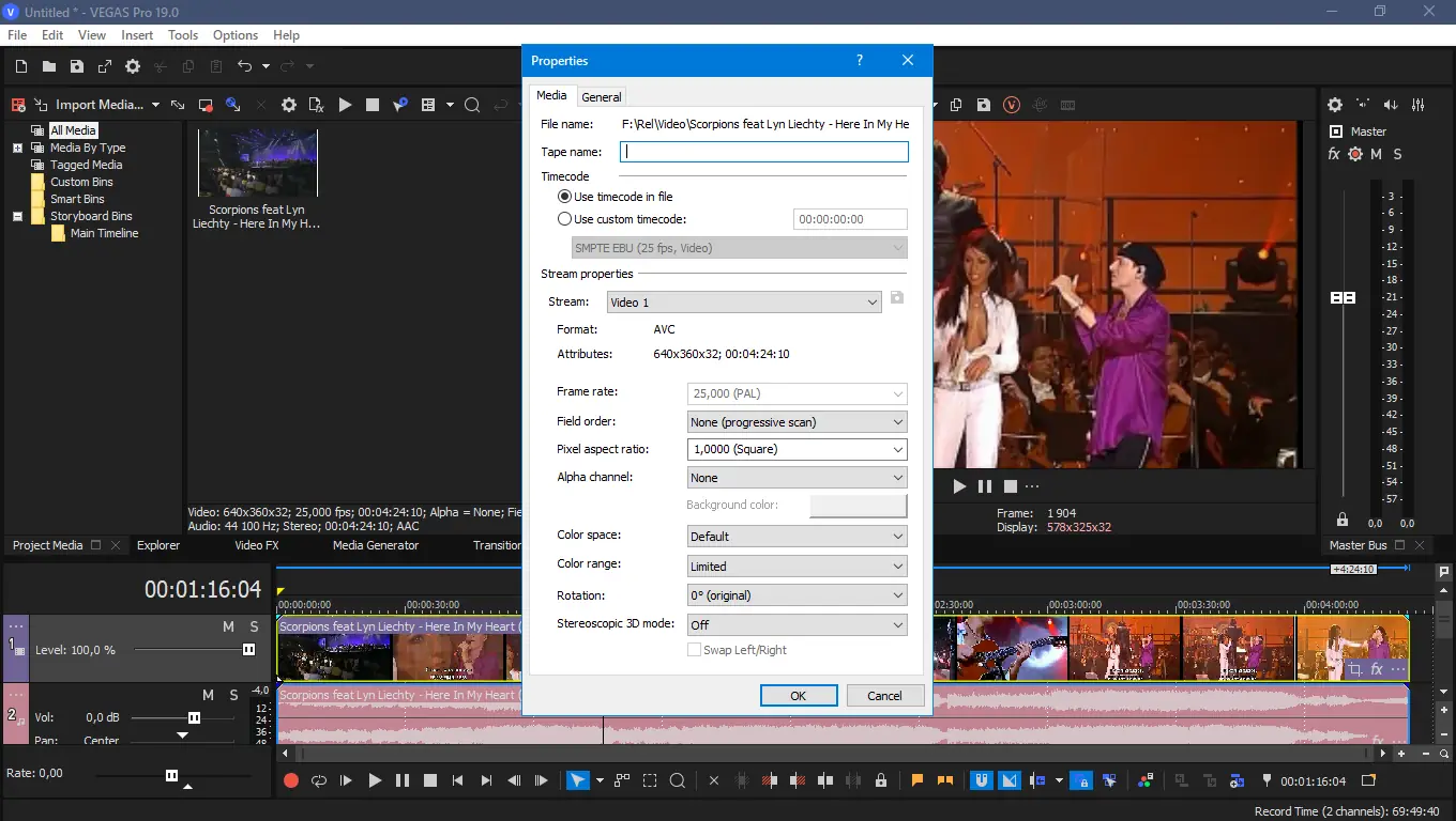 Установка MAGIX Vegas Pro 19.0 Build 643 RePack by KpoJIuK [En]