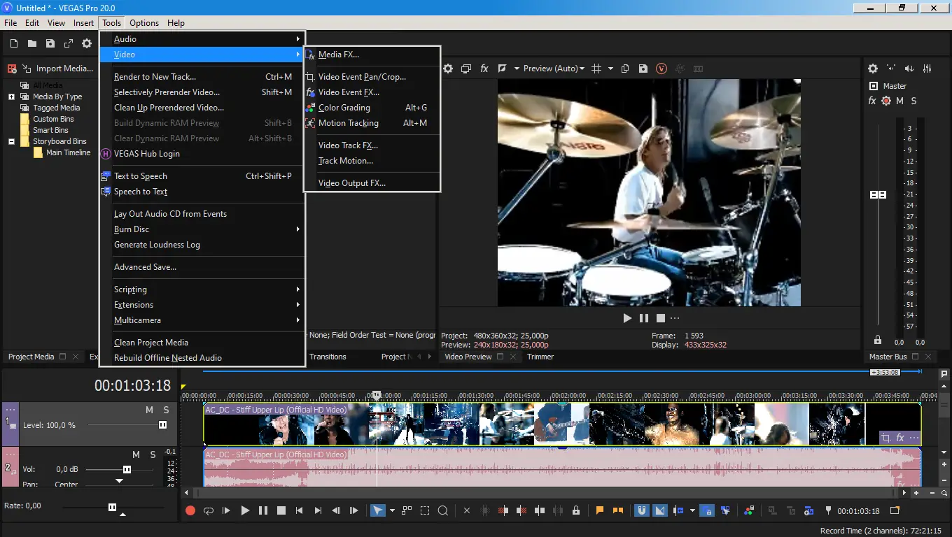 Установка MAGIX Vegas Pro 20.0 Build 139 RePack by KpoJIuK [En]
