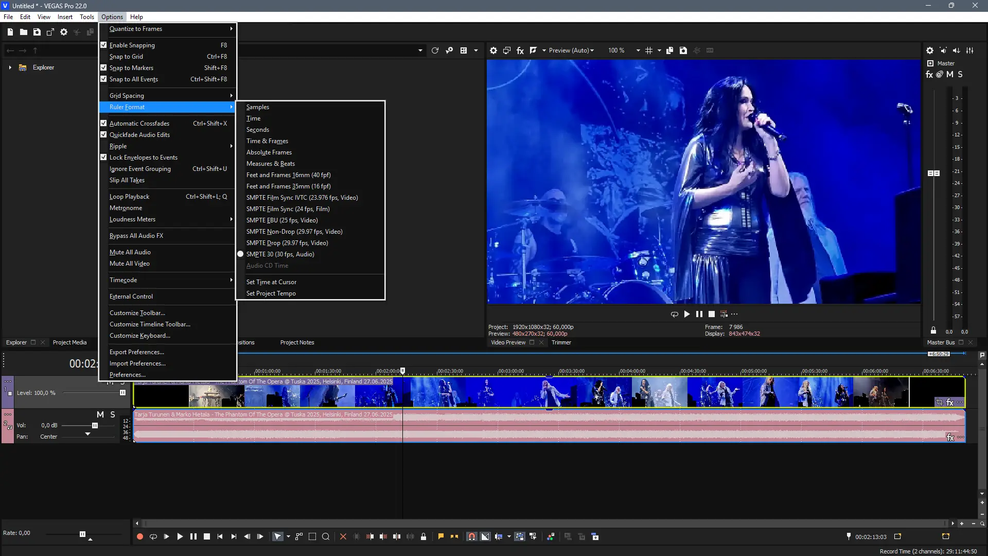 Установка MAGIX Vegas Pro 22.0 Build 250 RePack by KpoJIuK [En]