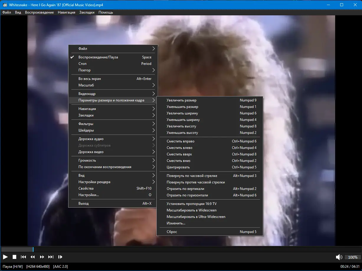 Установка Media Player Classic Home Cinema (MPC-HC) 2.4.2 RePack (& Portable) by KpoJIuK [Multi Ru]